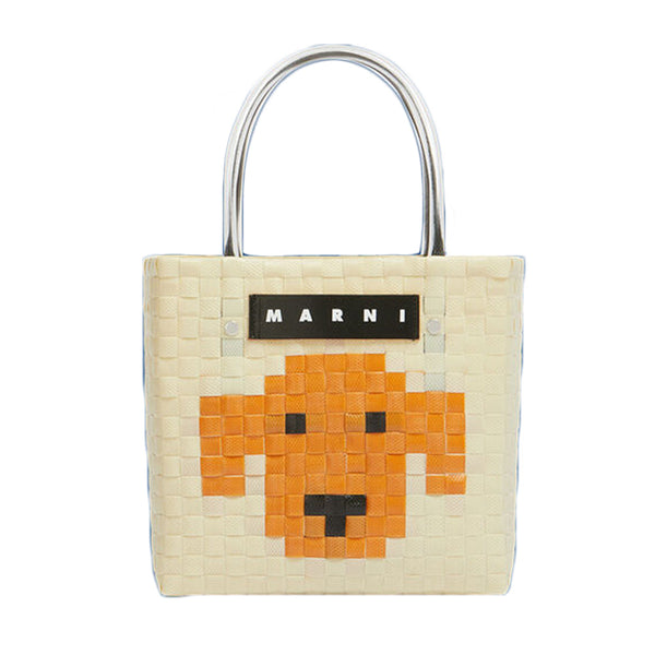 【超特価アウトレットセール！】人気アイテム再入荷！MARNI(マルニ) MARKET アニマルバスケットバッグトートバッグ 人気 カゴバッグ★今日注文したら2つ目が無料