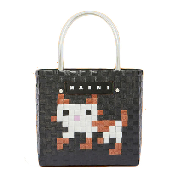 【超特価アウトレットセール！】人気アイテム再入荷！MARNI(マルニ) MARKET アニマルバスケットバッグトートバッグ 人気 カゴバッグ★今日注文したら2つ目が無料