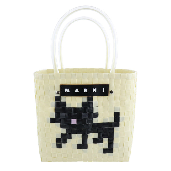 【超特価アウトレットセール！】人気アイテム再入荷！MARNI(マルニ) MARKET アニマルバスケットバッグトートバッグ 人気 カゴバッグ★今日注文したら2つ目が無料