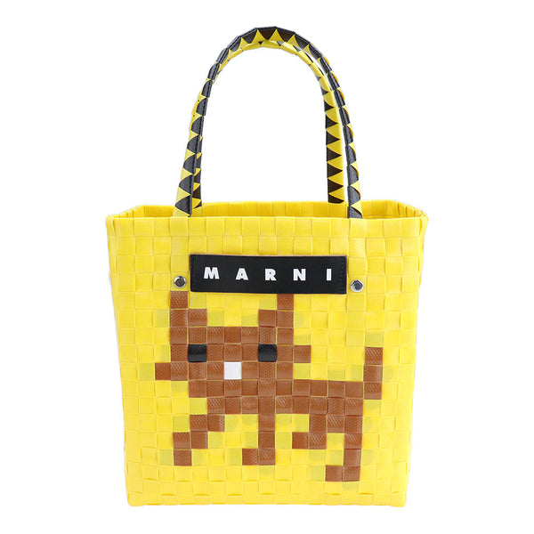 【超特価アウトレットセール！】人気アイテム再入荷！MARNI(マルニ) MARKET アニマルバスケットバッグトートバッグ 人気 カゴバッグ★今日注文したら2つ目が無料